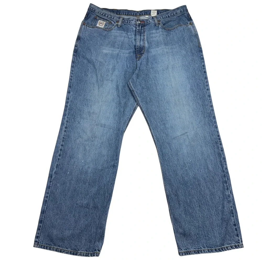 Cinch Jeans White Label Mens 42x32 Straight Leg Western Relaxed Denim MB92834003